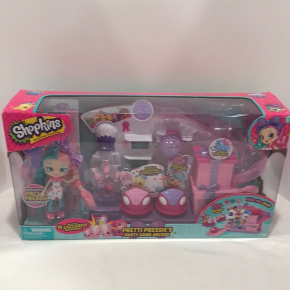 SHOPKINS Pretty Pressie’s Party Game Arcade Exclusive Dolls NEW - Picture 1 of 3